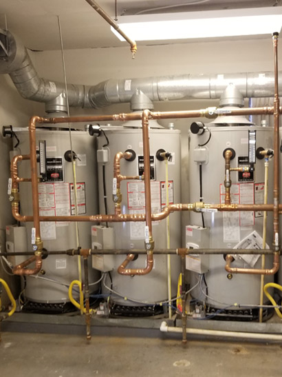 Water Heater Replacements at Tarpon Springs Hotel